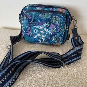 Sakroots Westwood Crossbody Royal Blue Seascape